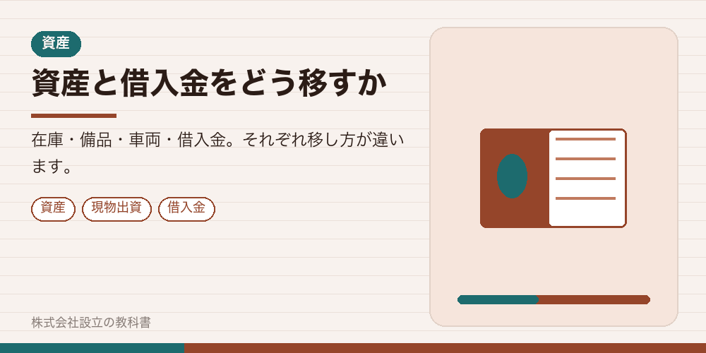 資産と借入金をどう移すか