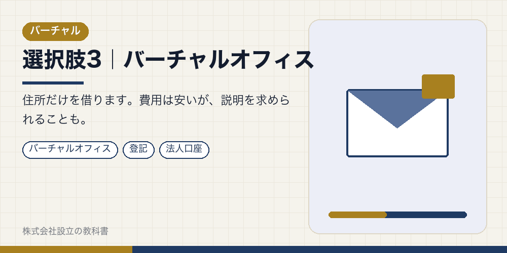選択肢3｜バーチャルオフィス