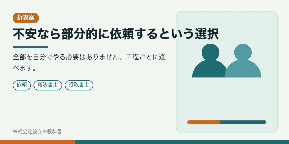不安なら部分的に依頼するという選択