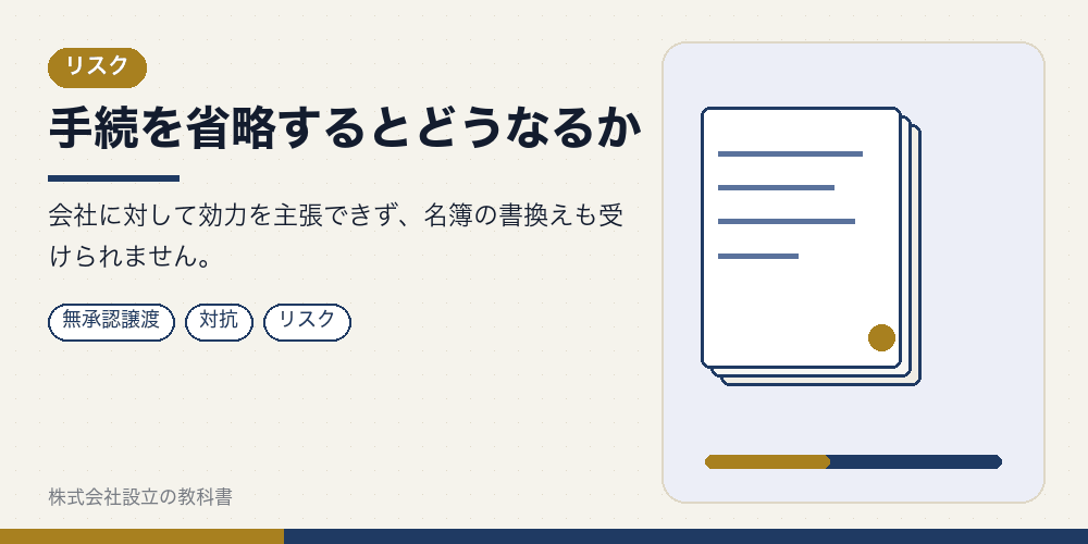 手続を省略するとどうなるか