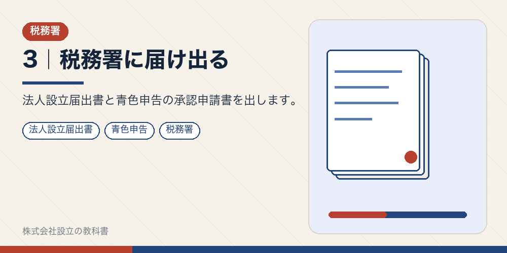 3|税務署に届け出る