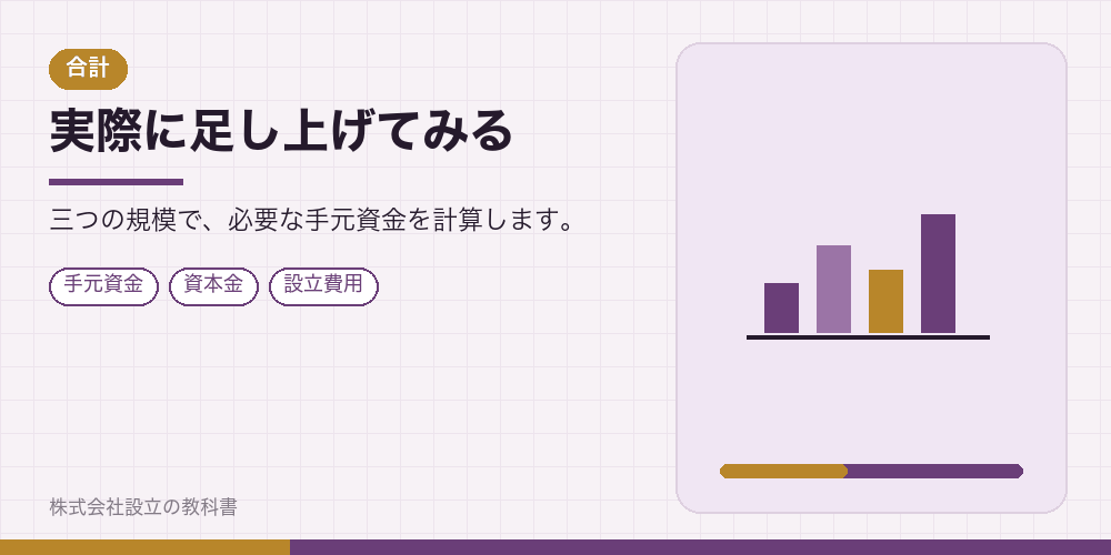 実際に足し上げてみる